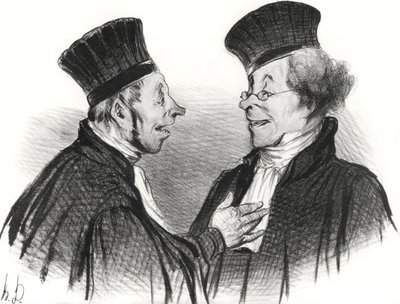 ¡Querida! Te desmayaste... admirablemente. ¡Realmente causó una impresión duradera!, 1838 de Honoré Daumier