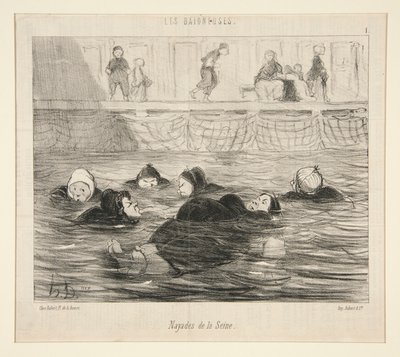 Nayades del Sena, de Les Baigneuses de Honoré Daumier