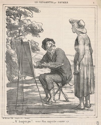 ¡No se muevan! ... de Honoré Daumier