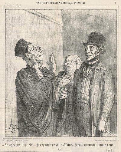No se preocupen... de Honoré Daumier