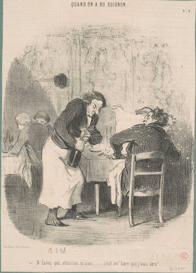 No preste atención señor... de Honoré Daumier