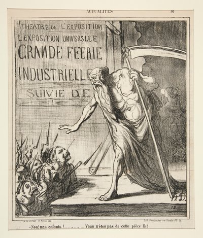 ¡No! ¡mis hijos! de Honoré Daumier
