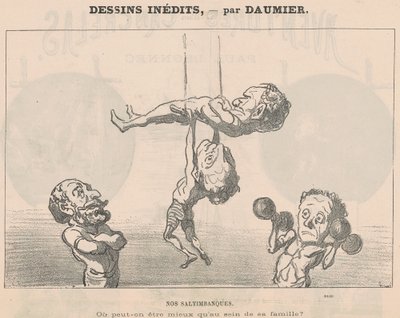 Nuestros saltimbanquis de Honoré Daumier