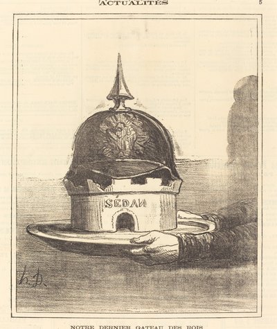 Nuestro último pastel de reyes de Honoré Daumier