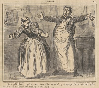 Nosotros estamos libres... de Honoré Daumier