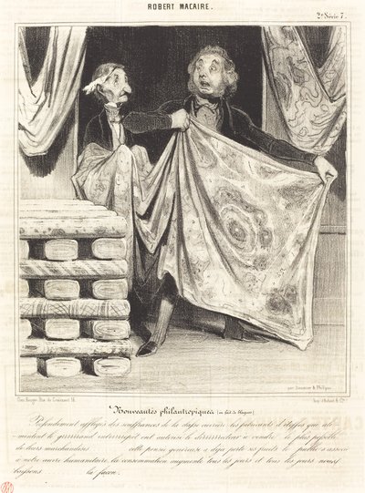 Novedades filantrópicas... de Honoré Daumier