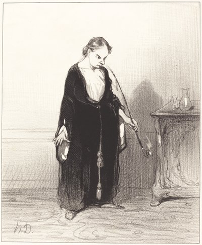 ¡Oh placer del opio que me arrebatas!... de Honoré Daumier