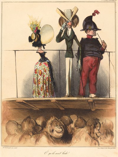 ¡Oh, qué feos son! de Honoré Daumier