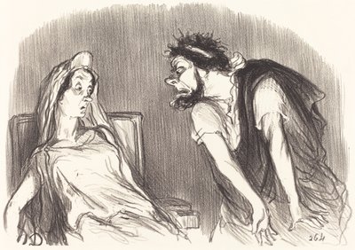 Edipo de Honoré Daumier