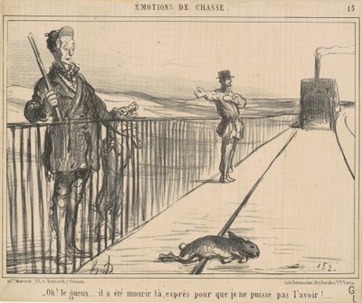 ¡Oh! El mendigo... ha ido a morir allí... de Honoré Daumier