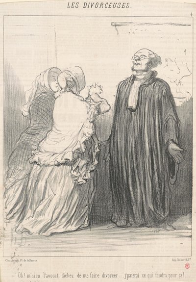 ¡Oh! Señor abogado, trate de... de Honoré Daumier