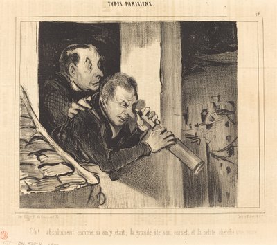 Oh!... absolutamente como si estuviéramos allí; la grande... de Honoré Daumier