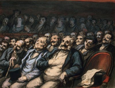 Asiento de orquesta, 1856-1858 de Honoré Daumier
