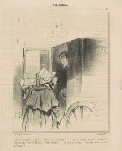 ¿Dónde está burgués? ¿Es a la hora o ... de Honoré Daumier