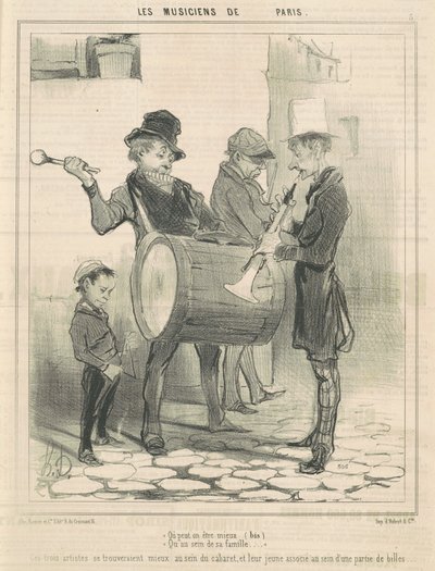 ¿Dónde se puede estar mejor...? de Honoré Daumier
