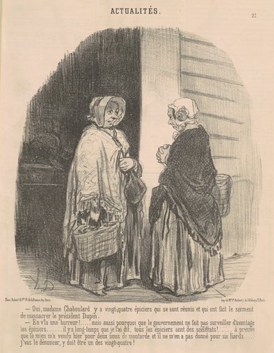 Sí, Madame Chaboulard ... de Honoré Daumier