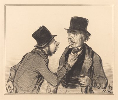 Sí señor, usted no es de París... de Honoré Daumier
