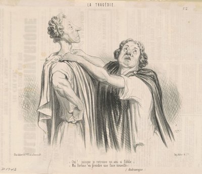 ¡Sí! Ya que encuentro un amigo tan fiel... de Honoré Daumier