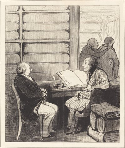 Sí, mi querido señor Badoulard, voy... de Honoré Daumier