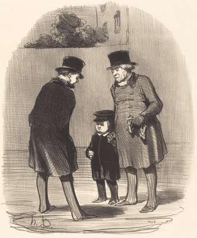 Sí, señor Chapuzot... de Honoré Daumier