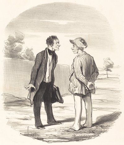Sí, señor Gimblet, el orden no será... restablecido... de Honoré Daumier