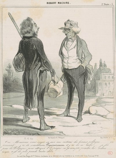 Sí, señor, usted ve en mí una víctima de Honoré Daumier