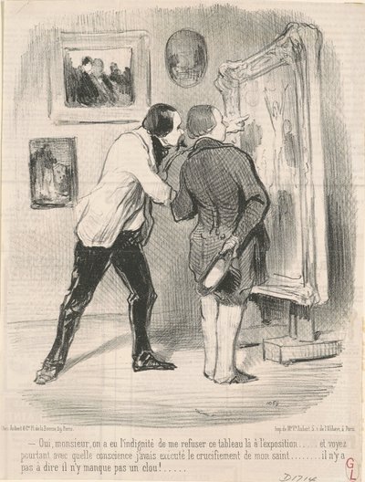 Sí... se ha tenido la indignidad de rechazarme este cuadro... de Honoré Daumier