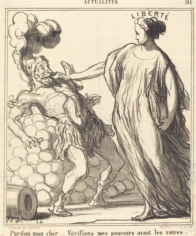 Perdón mi querido... de Honoré Daumier
