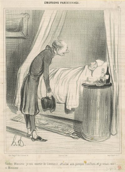 Perdón... soy corredor de comercio... de Honoré Daumier