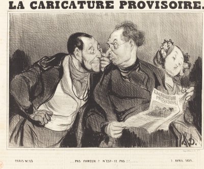 ¿No es famoso? ¡¿Verdad?!... de Honoré Daumier