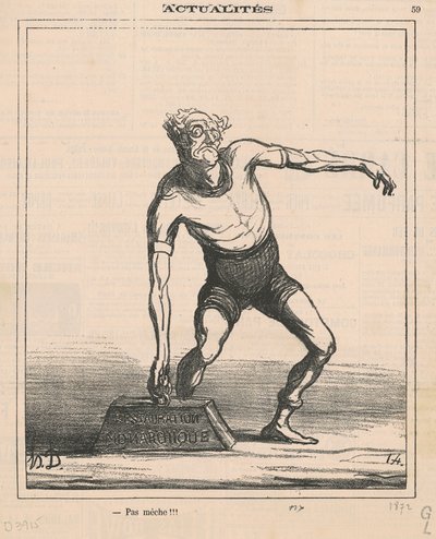 ¡Pas mèche! de Honoré Daumier