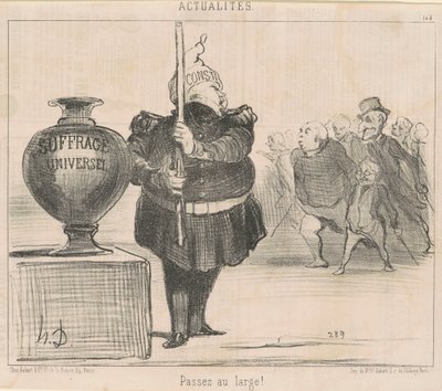 ¡Pasa de largo! de Honoré Daumier