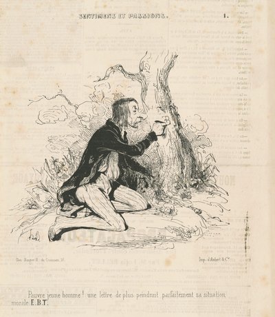 ¡Pobre joven! de Honoré Daumier