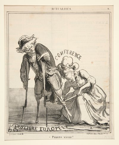 ¡Pobre Viejo!, de Actualites de Honoré Daumier
