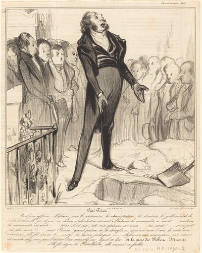 Piedad filial de Honoré Daumier