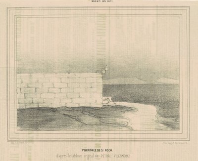 Peregrinación de San Roque de Honoré Daumier