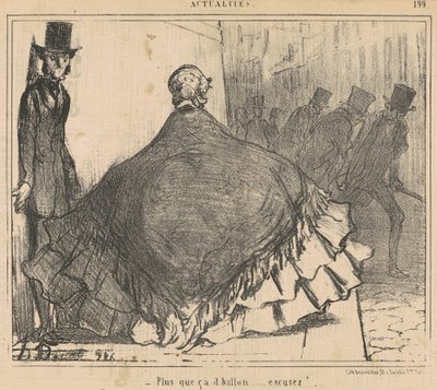 Más que eso de balón... ¡Disculpe! de Honoré Daumier