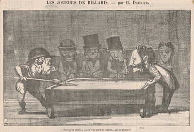 ¡Más que un punto! ... ¡Sin suerte! de Honoré Daumier