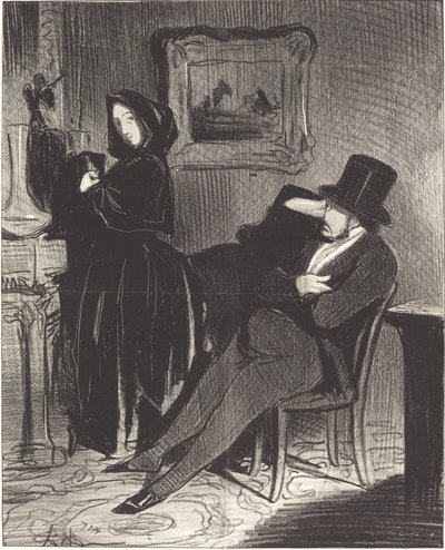 Más a menudo que te llevaré... al baile... de Honoré Daumier