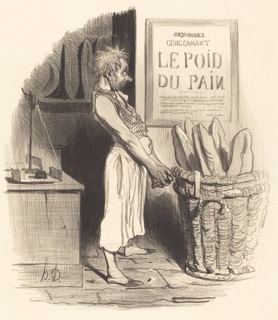 Por lo tanto... estamos en un aprieto de Honoré Daumier