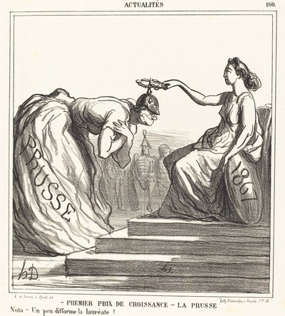 Primer premio de crecimiento - Prusia de Honoré Daumier