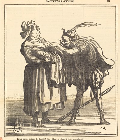 ¡Cuidado, señora Mayoría! de Honoré Daumier
