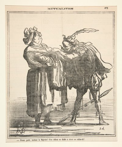 ¡Cuídese, Madame la Majorite! de Honoré Daumier