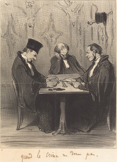 Cuando el crimen no paga de Honoré Daumier
