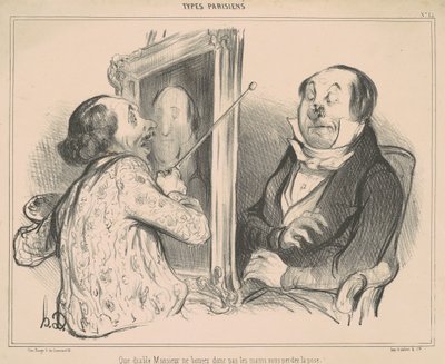 Que Diable Monsieur Ne Bougez donc pas... de Honoré Daumier