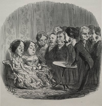 Espíritus rapaces, 1851 de Honoré Daumier