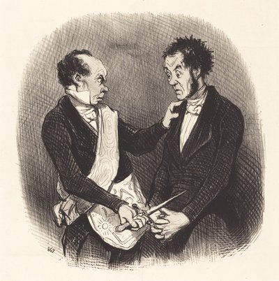 Recepción de un Francmasón de Honoré Daumier