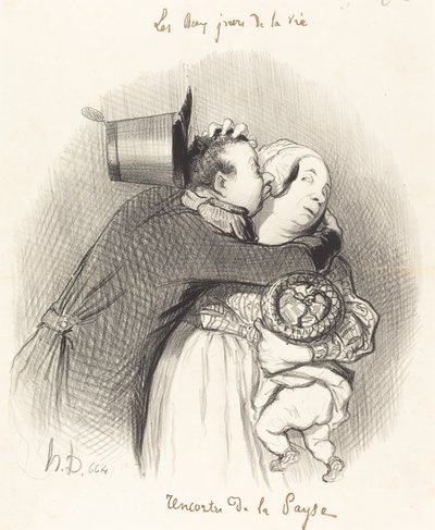 Encuentro de la Campesina de Honoré Daumier