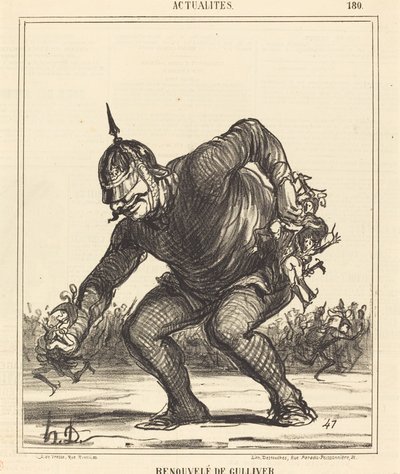 Renovado de Gulliver de Honoré Daumier