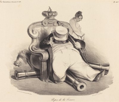Descanso de Francia de Honoré Daumier